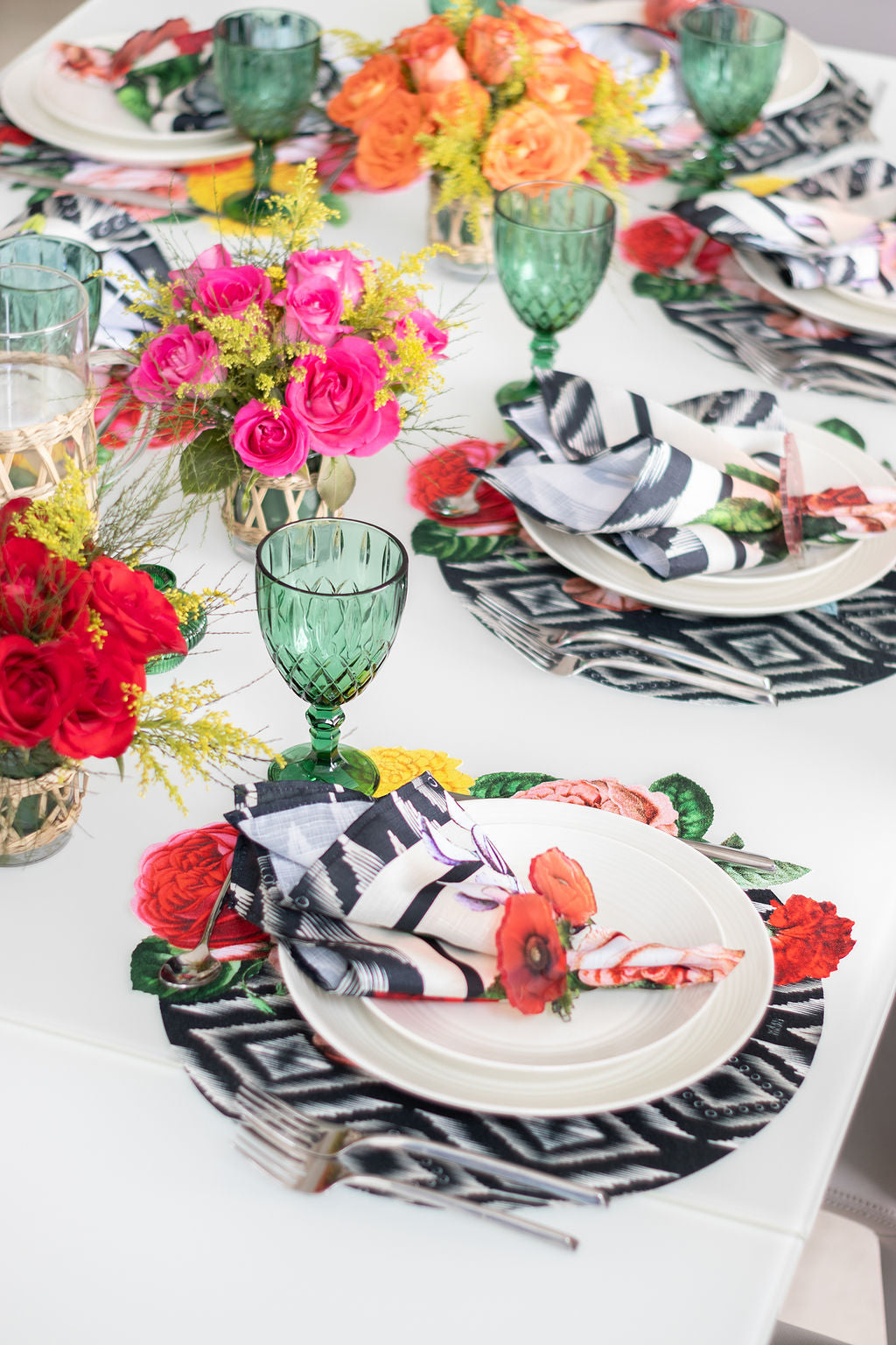 Poppy Acrylic Napkin Rings (set of 6)