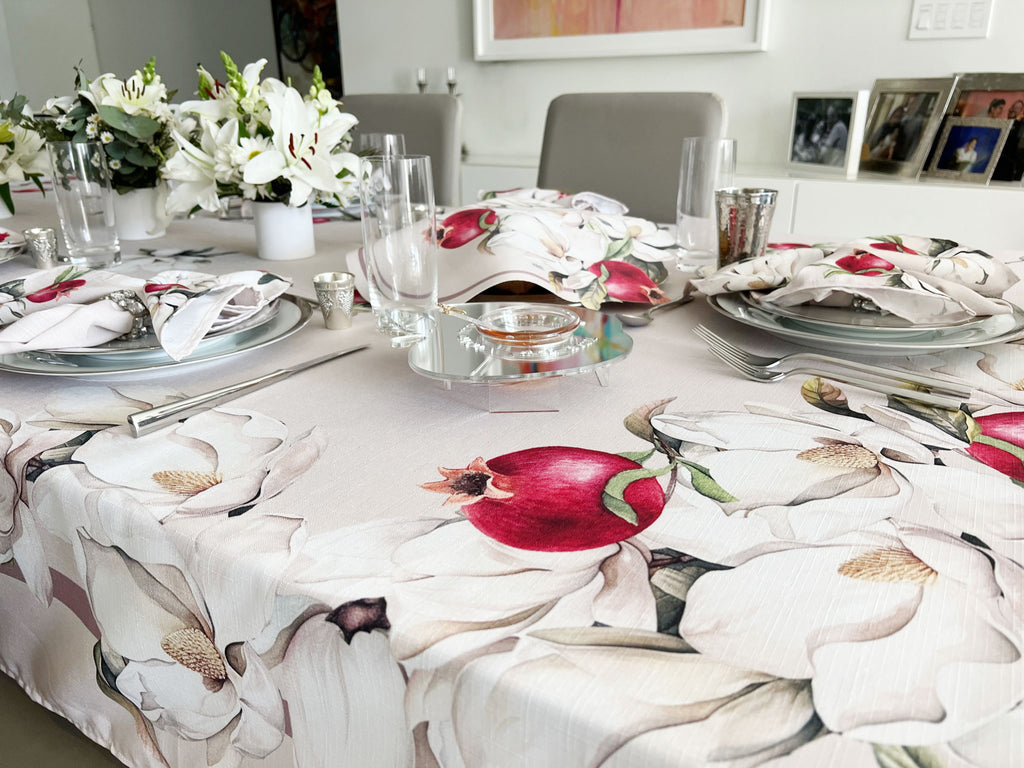Pomegranate Easy-Care Tablecloth