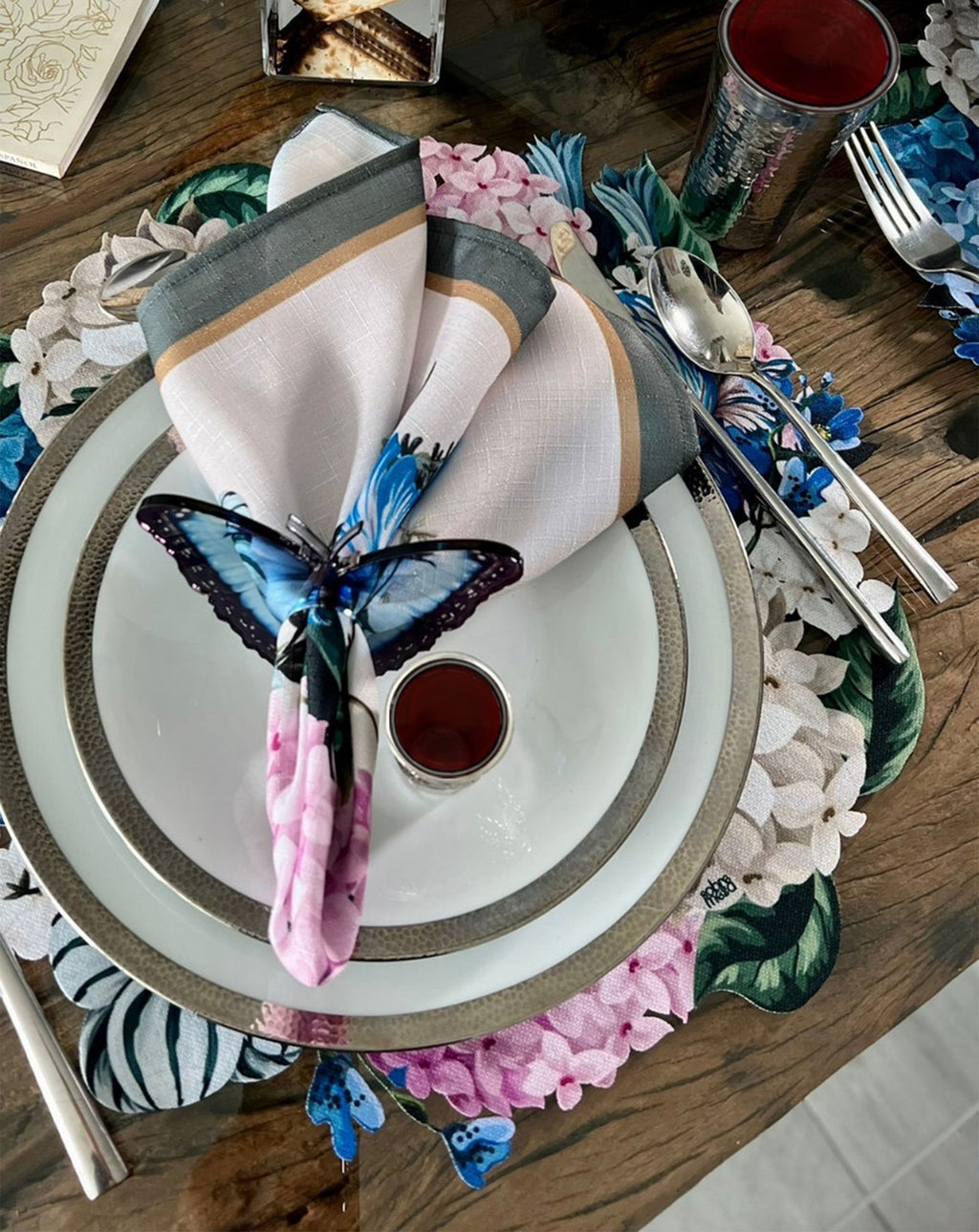 Hortensia Spill-Proof Placemats (set of 6)