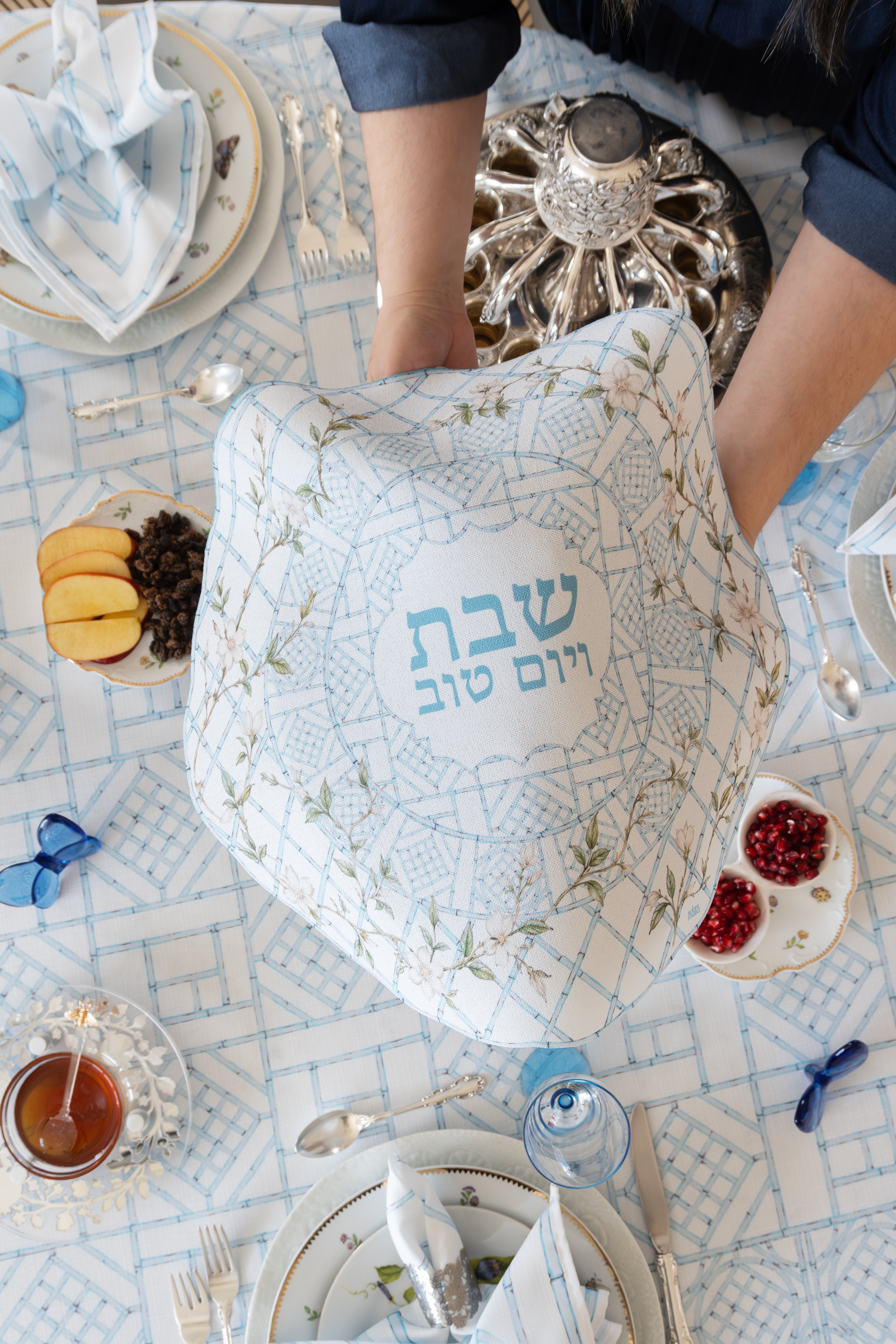 Lattice Challah Cover
