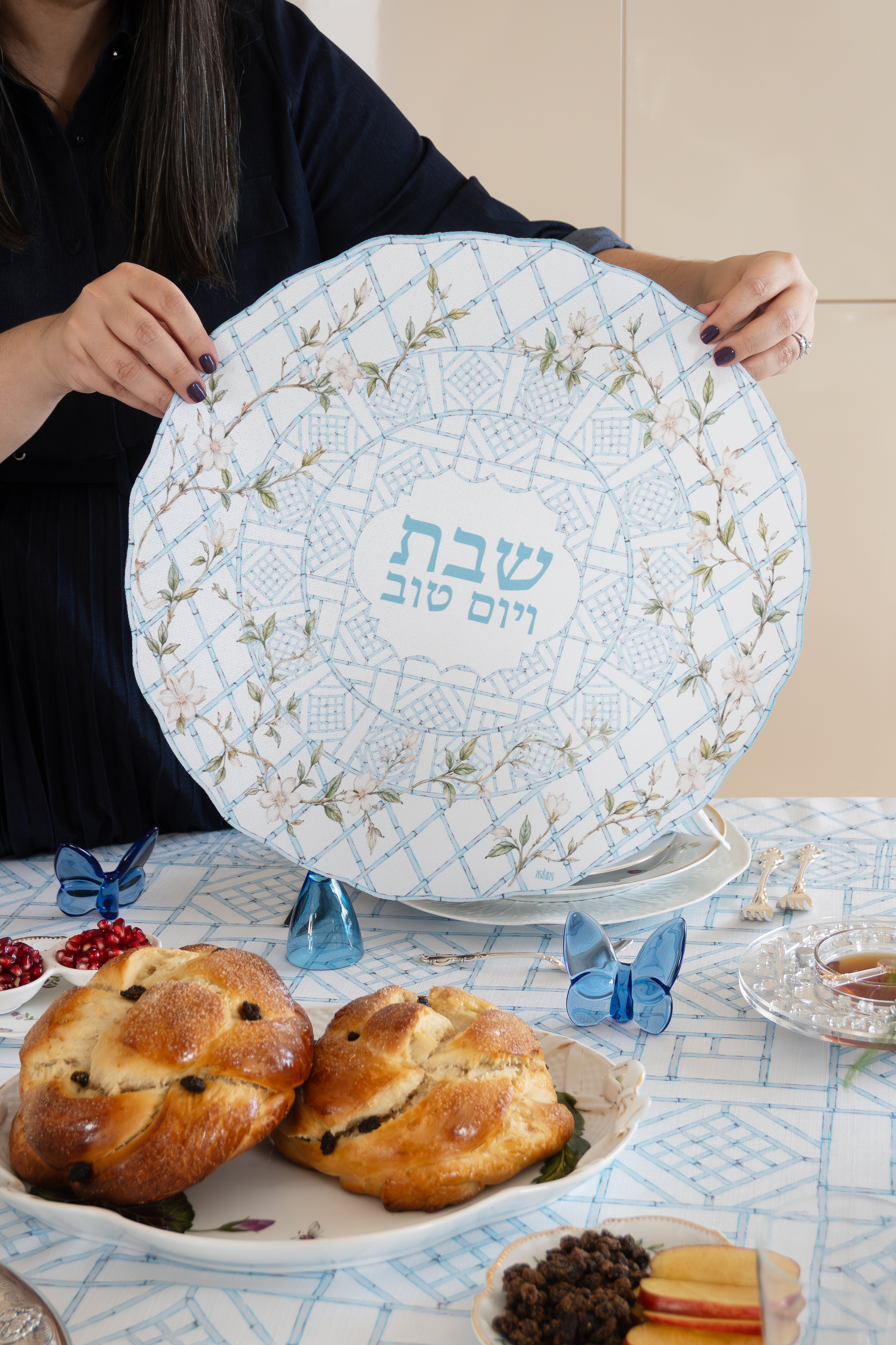 Lattice Challah Cover