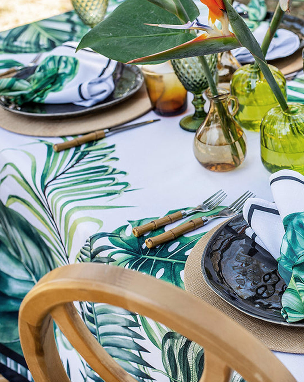 Foliage Easy-Care Tablecloth