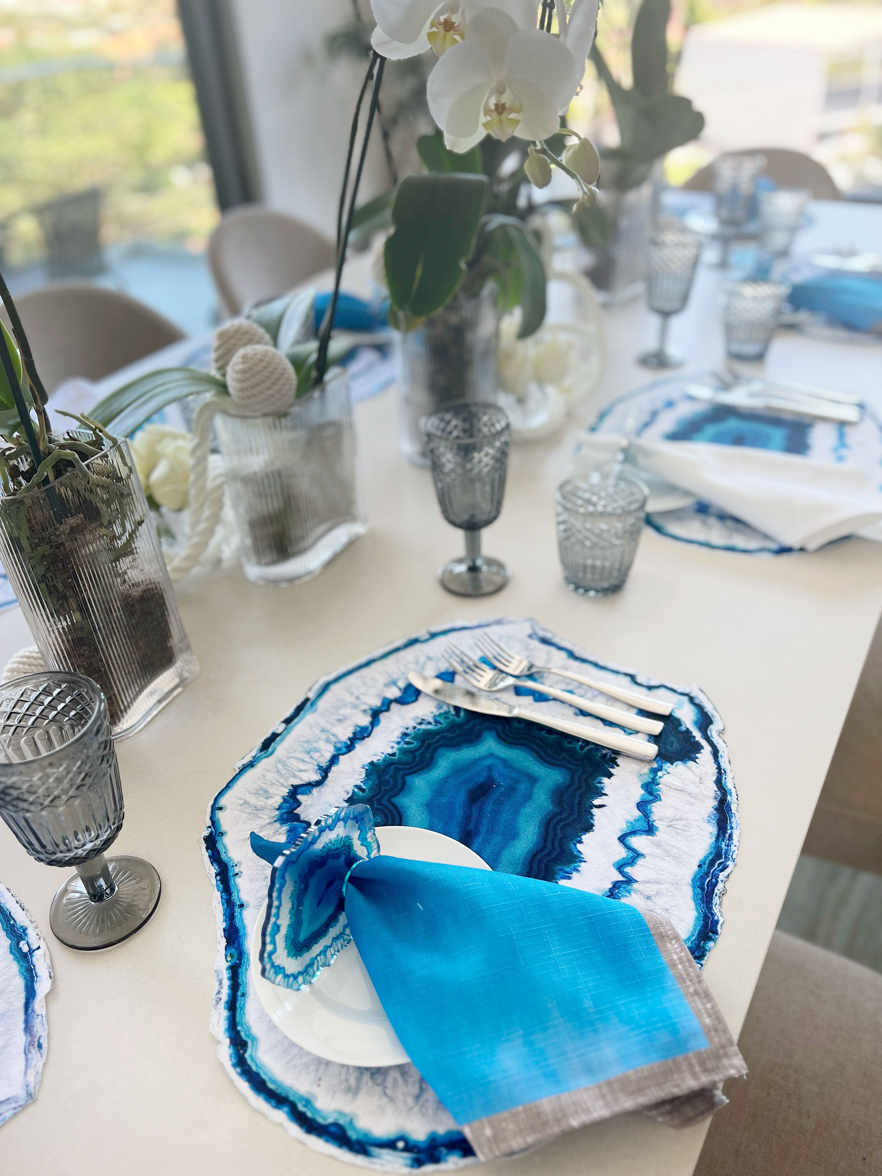 Agate Spill-Proof Placemats (set of 6)