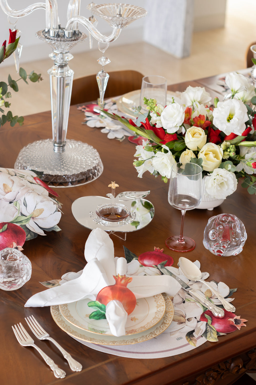 Pomegranate Spill-Proof Placemats (set of 6)