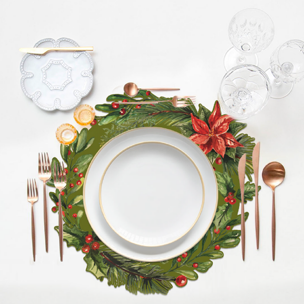 Holly Spill-Proof Placemats (set of 6)