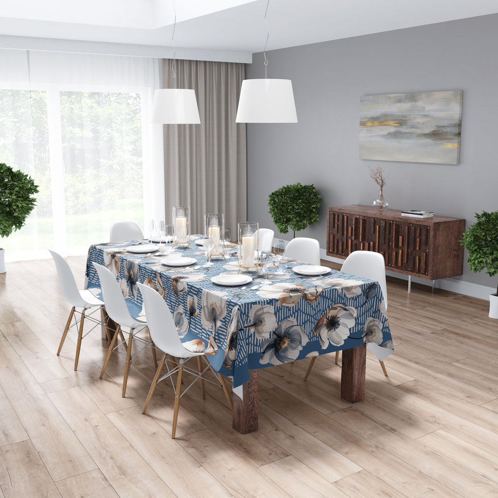 Nude Bloom Easy-Care Tablecloth