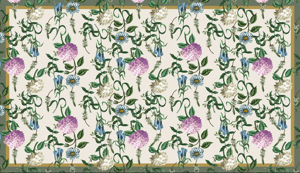 Hortensia Easy-Care Tablecloth