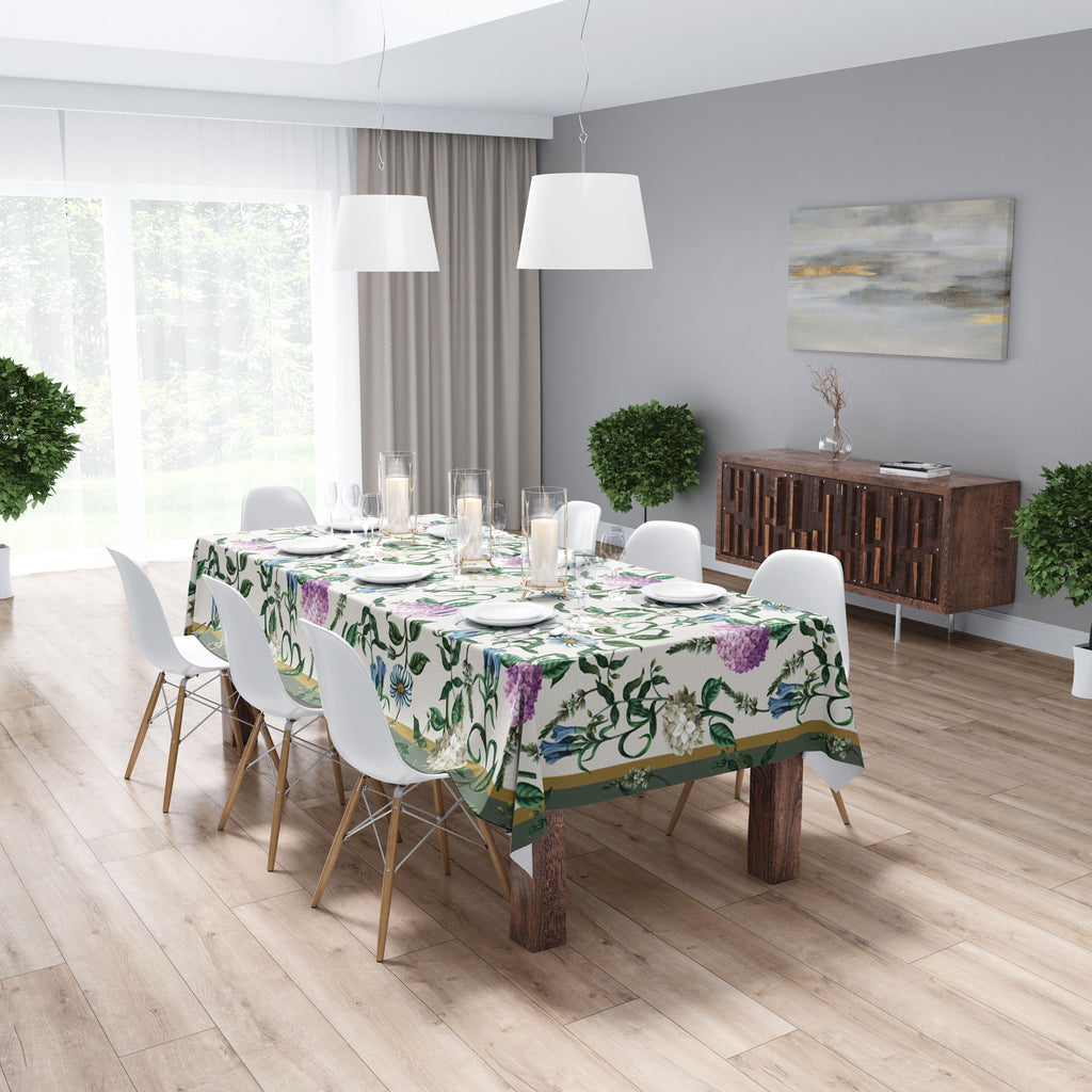 Hortensia Easy-Care Tablecloth