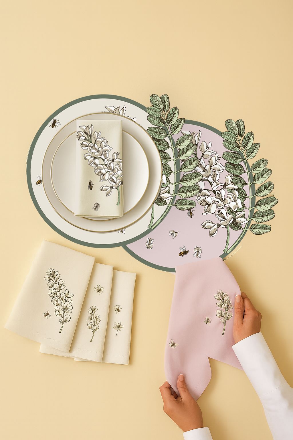 Fleur Spill-Proof Placemats (set of 6)