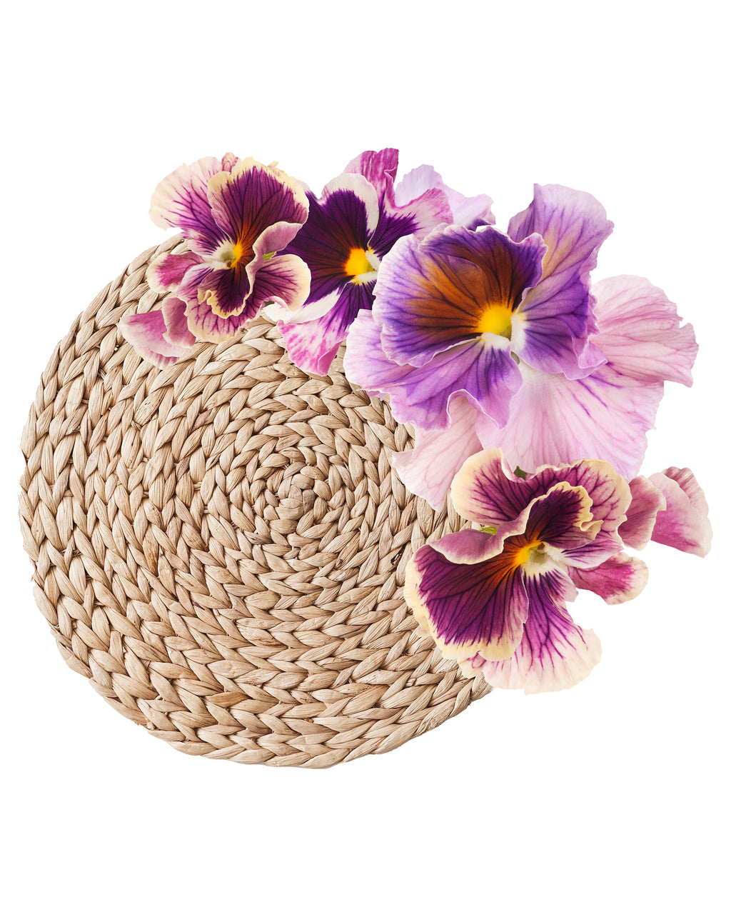 Pansy Spill-Proof Placemats (set of 6)