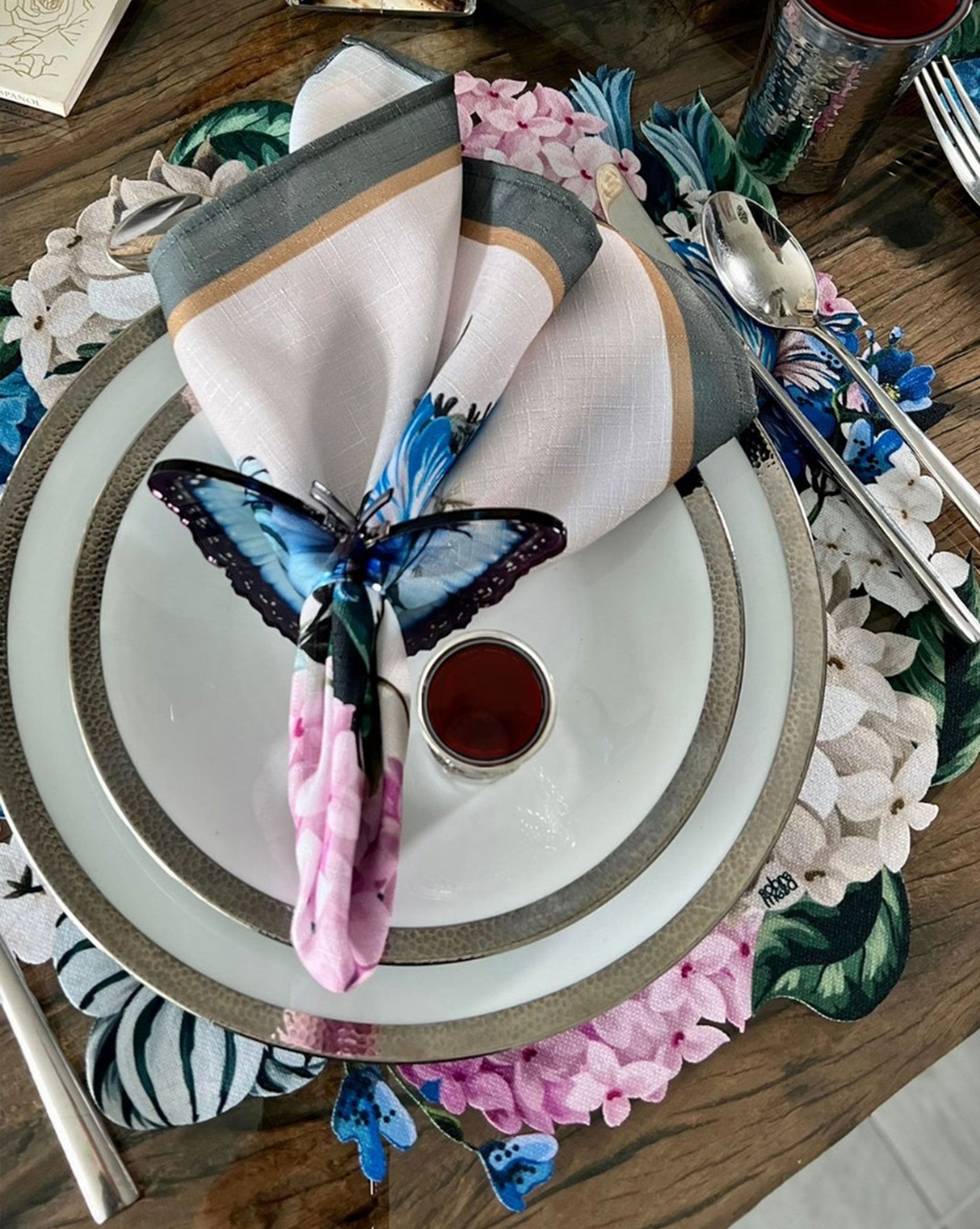 Butterfly Acrylic Napkin Rings