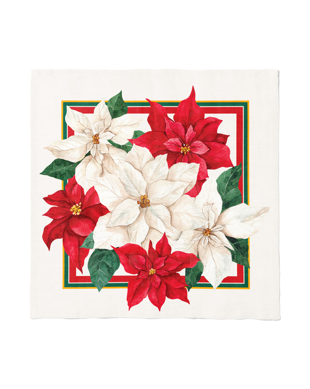 Poinsettia Easy-Care Napkins (set of 6)