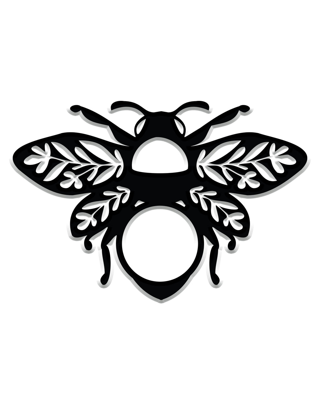 Bee Acrylic Napkin Rings (set of 6)