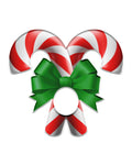 Candy Cane Acrylic Napkin Rings (set of 6)