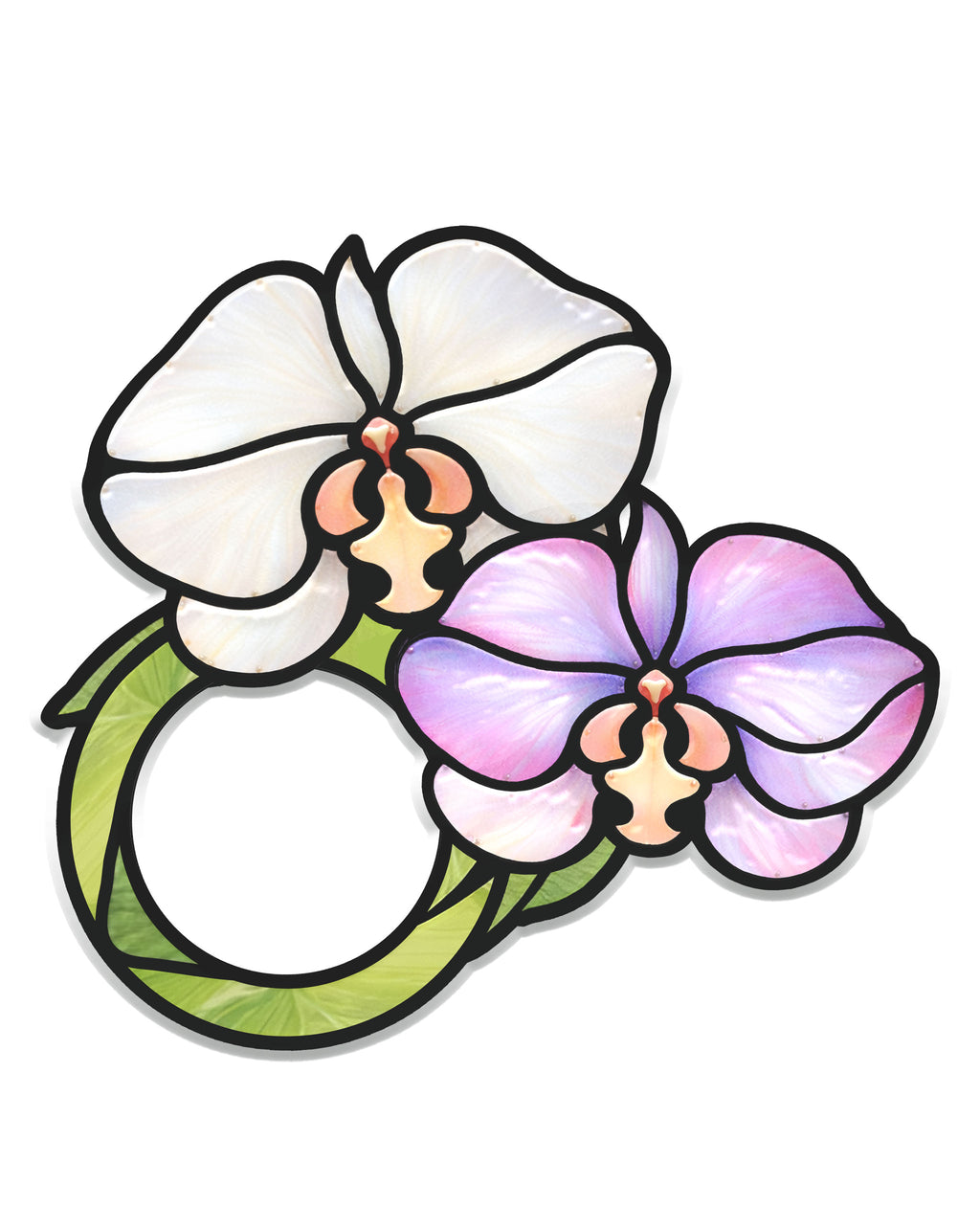 Vitral Acrylic Napkin Rings (set of 6)